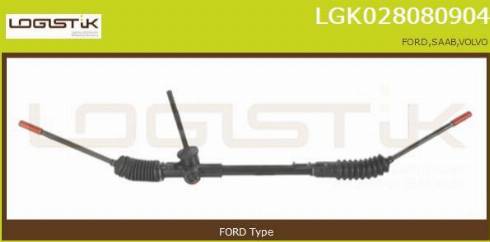 LGK LGK028080904 - Рулевой механизм, рейка autospares.lv