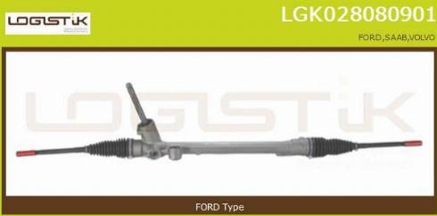 LGK LGK028080901 - Рулевой механизм, рейка autospares.lv