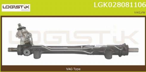 LGK LGK028081106 - Рулевой механизм, рейка autospares.lv