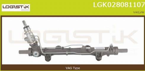 LGK LGK028081107 - Рулевой механизм, рейка autospares.lv