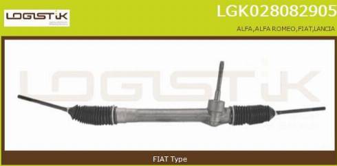 LGK LGK028082905 - Рулевой механизм, рейка autospares.lv