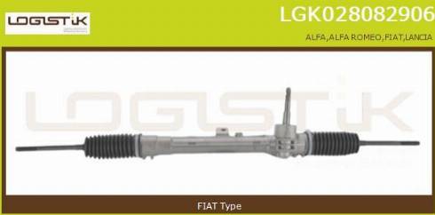 LGK LGK028082906 - Рулевой механизм, рейка autospares.lv