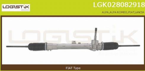 LGK LGK028082918 - Рулевой механизм, рейка autospares.lv