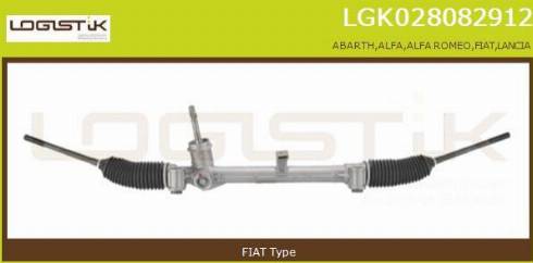 LGK LGK028082912 - Рулевой механизм, рейка autospares.lv