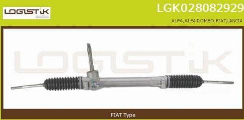 LGK LGK028082929 - Рулевой механизм, рейка autospares.lv