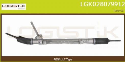 LGK LGK028079912 - Рулевой механизм, рейка autospares.lv