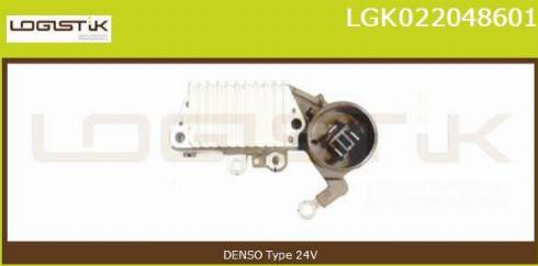 LGK LGK022048601 - Регулятор напряжения, генератор autospares.lv