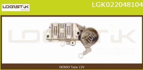 LGK LGK022048104 - Регулятор напряжения, генератор autospares.lv
