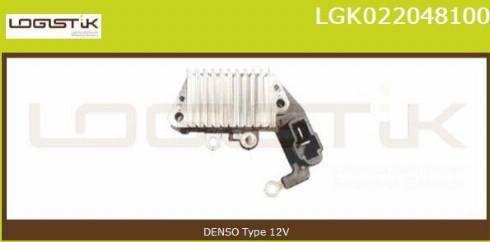 LGK LGK022048100 - Регулятор напряжения, генератор autospares.lv