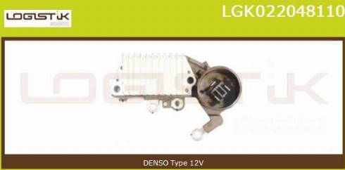 LGK LGK022048110 - Регулятор напряжения, генератор autospares.lv