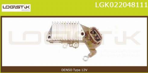 LGK LGK022048111 - Регулятор напряжения, генератор autospares.lv