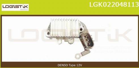 LGK LGK022048113 - Регулятор напряжения, генератор autospares.lv