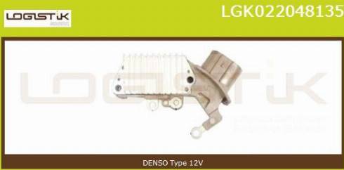 LGK LGK022048135 - Регулятор напряжения, генератор autospares.lv