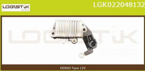 LGK LGK022048132 - Регулятор напряжения, генератор autospares.lv