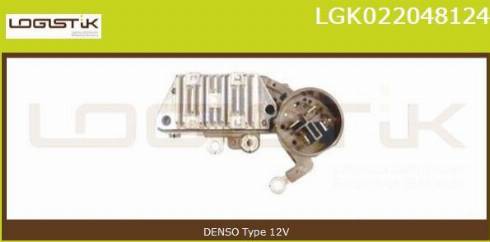 LGK LGK022048124 - Регулятор напряжения, генератор autospares.lv