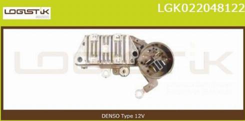 LGK LGK022048122 - Регулятор напряжения, генератор autospares.lv