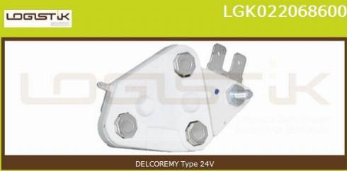 LGK LGK022068600 - Регулятор напряжения, генератор autospares.lv