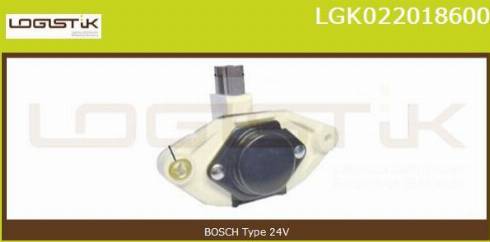 LGK LGK022018600 - Регулятор напряжения, генератор autospares.lv