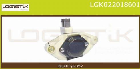 LGK LGK022018601 - Регулятор напряжения, генератор autospares.lv