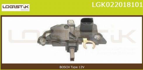 LGK LGK022018101 - Регулятор напряжения, генератор autospares.lv