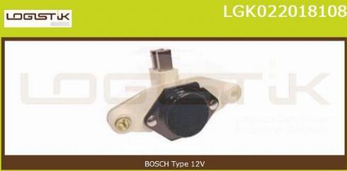 LGK LGK022018108 - Регулятор напряжения, генератор autospares.lv