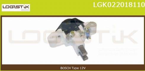 LGK LGK022018110 - Регулятор напряжения, генератор autospares.lv