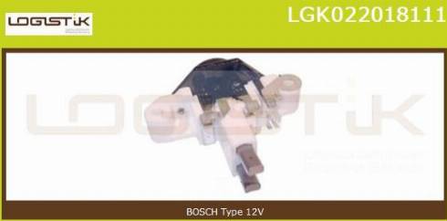 LGK LGK022018111 - Регулятор напряжения, генератор autospares.lv