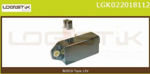 LGK LGK022018112 - Регулятор напряжения, генератор autospares.lv