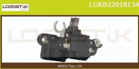 LGK LGK022018134 - Регулятор напряжения, генератор autospares.lv