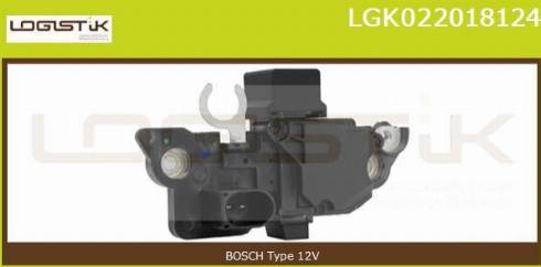 LGK LGK022018124 - Регулятор напряжения, генератор autospares.lv