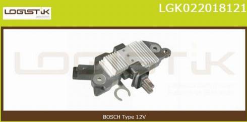 LGK LGK022018121 - Регулятор напряжения, генератор autospares.lv