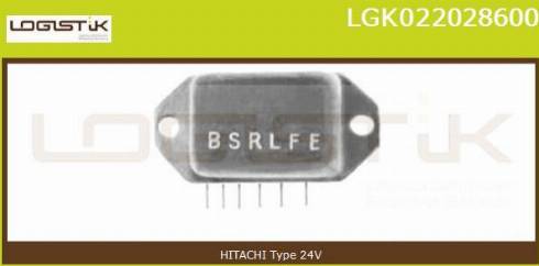 LGK LGK022028600 - Регулятор напряжения, генератор autospares.lv