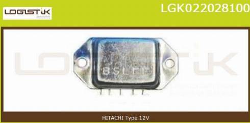 LGK LGK022028100 - Регулятор напряжения, генератор autospares.lv