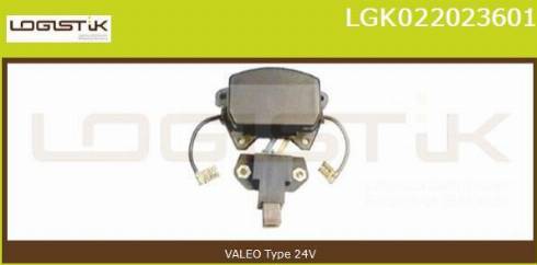 LGK LGK022023601 - Регулятор напряжения, генератор autospares.lv