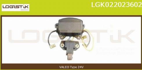 LGK LGK022023602 - Регулятор напряжения, генератор autospares.lv