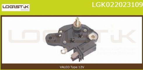 LGK LGK022023109 - Регулятор напряжения, генератор autospares.lv
