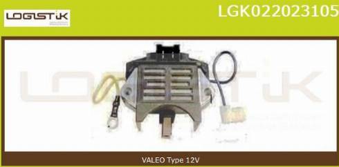 LGK LGK022023105 - Регулятор напряжения, генератор autospares.lv
