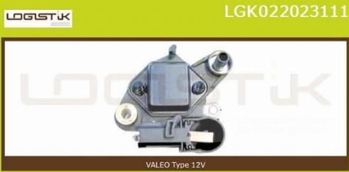 LGK LGK022023111 - Регулятор напряжения, генератор autospares.lv