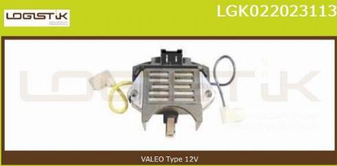 LGK LGK022023113 - Регулятор напряжения, генератор autospares.lv