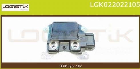 LGK LGK022022105 - Регулятор напряжения, генератор autospares.lv