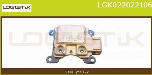 LGK LGK022022106 - Регулятор напряжения, генератор autospares.lv