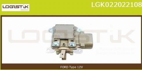 LGK LGK022022108 - Регулятор напряжения, генератор autospares.lv