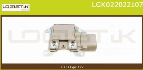 LGK LGK022022107 - Регулятор напряжения, генератор autospares.lv