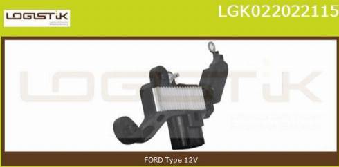 LGK LGK022022115 - Регулятор напряжения, генератор autospares.lv