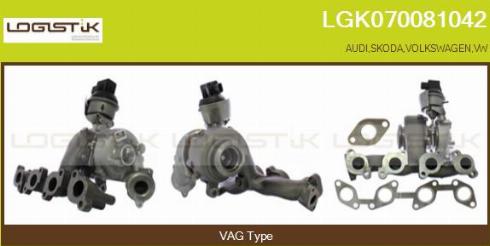 LGK LGK070081042 - Турбина, компрессор autospares.lv