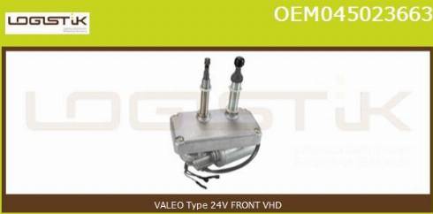 LGK OEM045023663 - Двигатель стеклоочистителя autospares.lv