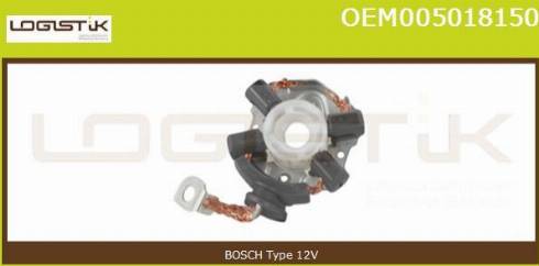 LGK OEM005018150 - Кронштейн, угольная щетка autospares.lv