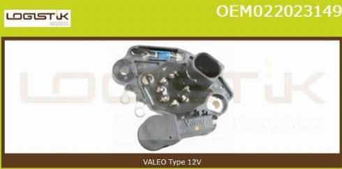 LGK OEM022023149 - Регулятор напряжения, генератор autospares.lv