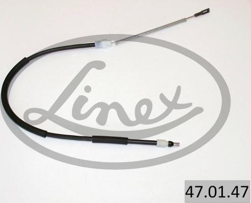 Linex 47.01.47 - Тросик, cтояночный тормоз autospares.lv