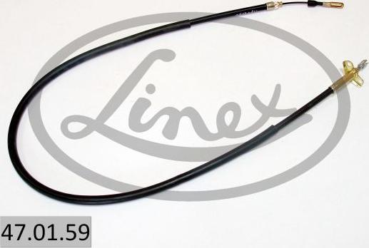 Linex 47.01.59 - Тросик, cтояночный тормоз autospares.lv